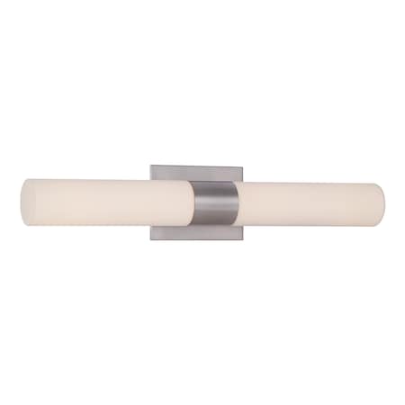 Dweled Elementum 22in LED Bathroom Vanity or Wall Light 2700K in Brushed Nickel WS-72
